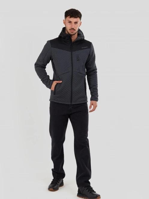 Fundango Ashford Insulated Fleece Jacket for men in grey 4