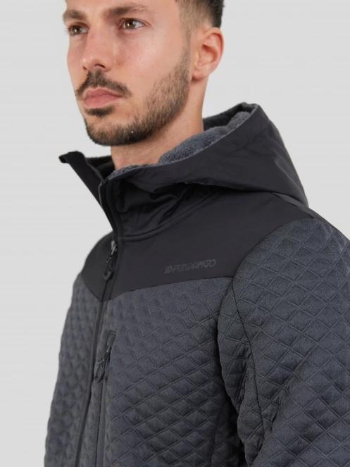 Fundango Ashford Insulated Fleece Jacket for men in grey 7