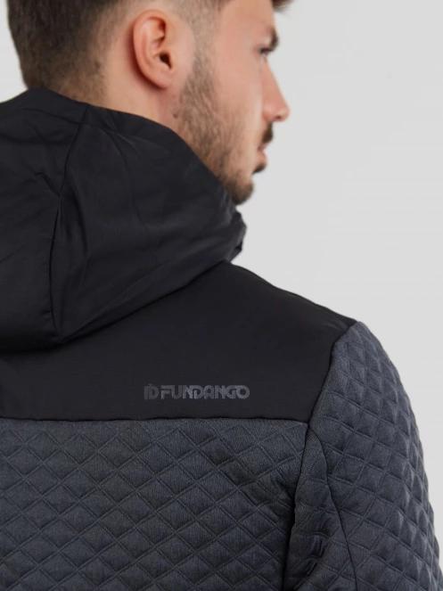 Fundango Ashford Insulated Fleece Jacket for men in grey 8