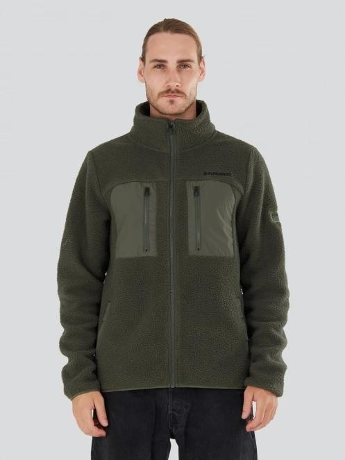 Fundango Haven Hybrid Jacket for men in green 2
