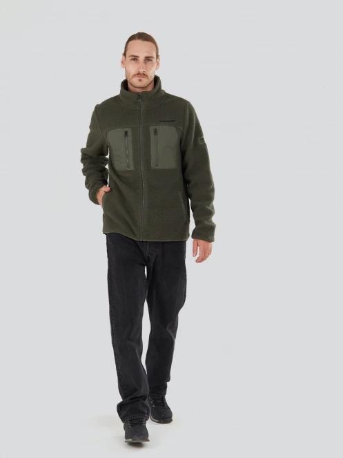 Fundango Haven Hybrid Jacket for men in green 4