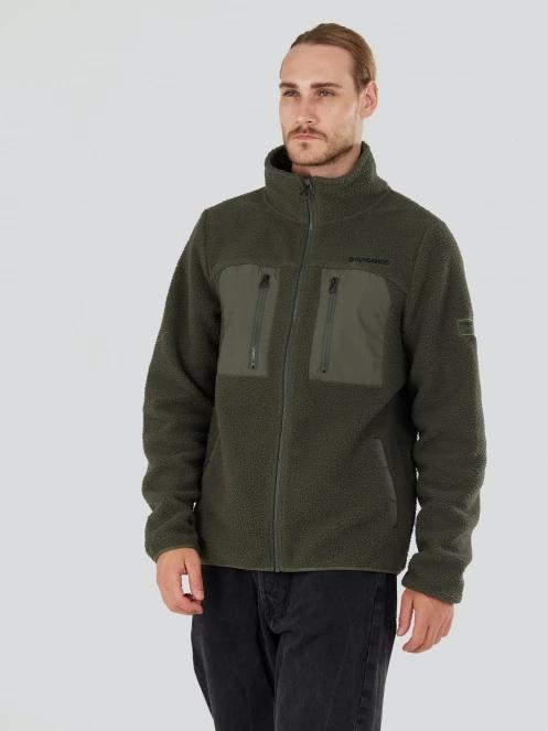 Fundango Haven Hybrid Jacket for men in green 5