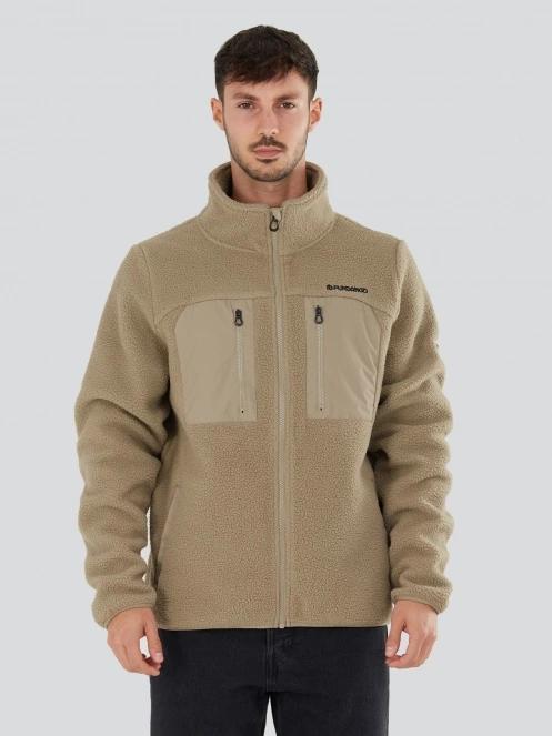 Fundango Haven Hybrid Jacket for men in sand 2