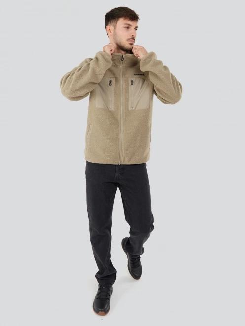 Fundango Haven Hybrid Jacket for men in sand 4