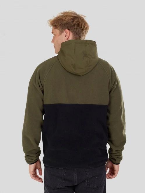 Fundango Carlos Fleece Pullover for men in green 3