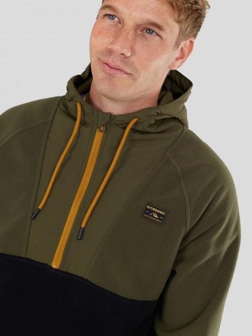 Fundango Carlos Fleece Pullover for men in green 5