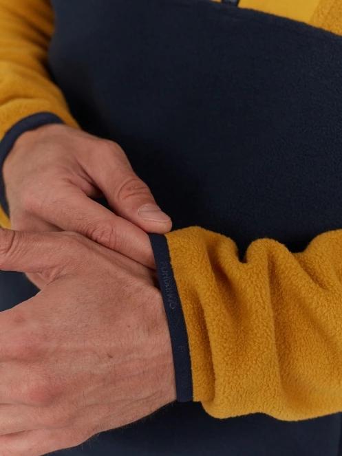Fundango Carlos Fleece Pullover for men in yellow 7