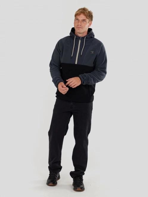 Fundango Carlos Fleece Pullover for men in grey 4