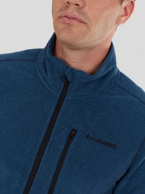 Fundango Jeffrey Fullzip Fleece for men in dark blue 6