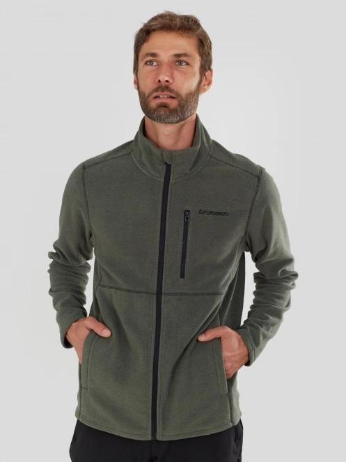 Fundango Jeffrey Fullzip Fleece for men in oliv 2