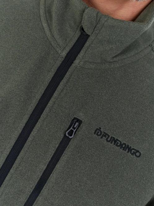 Fundango Jeffrey Fullzip Fleece for men in oliv 6