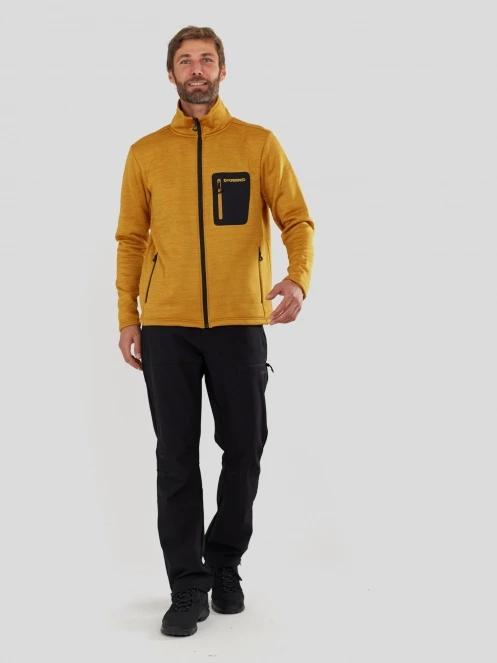 Fundango Revolution Fullzip Fleece for men in yellow 4