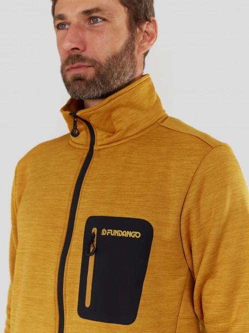 Fundango Revolution Fullzip Fleece for men in yellow 6