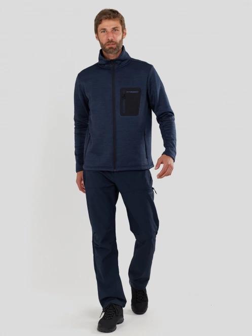 Fundango Revolution Fullzip Fleece for men in dark blue 4