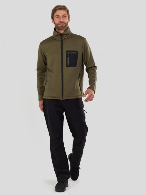 Fundango Revolution Fullzip Fleece for men in green 4