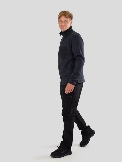 Fundango Revolution Fullzip Fleece for men in black 4