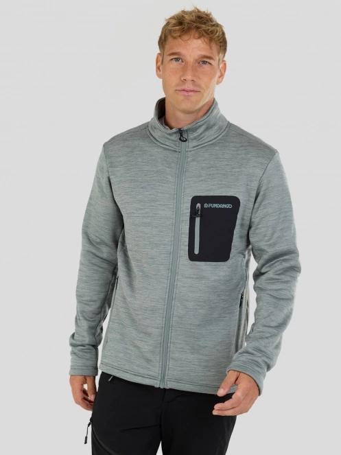 Fundango Revolution Fleece Jacket for men in green 2