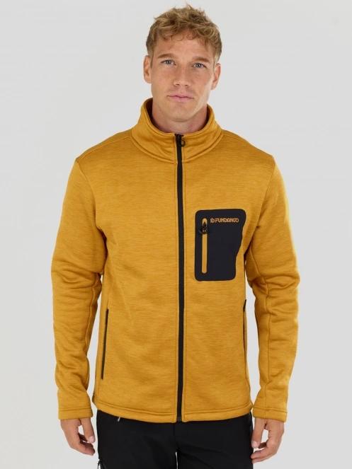 Fundango Revolution Fleece Jacket for men in yellow 2