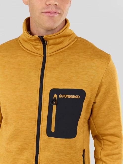 Fundango Revolution Fleece Jacket for men in yellow 5