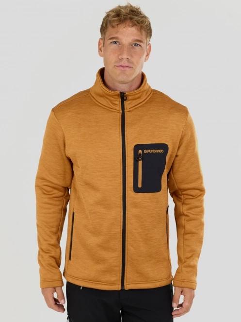 Fundango Revolution Fleece Jacket for men in orange 2