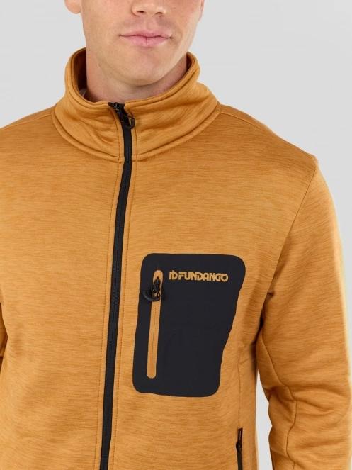 Fundango Revolution Fleece Jacket for men in orange 6
