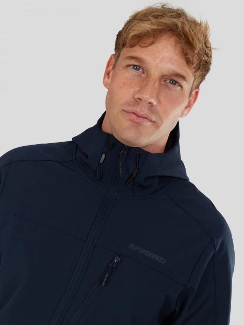 Fundango Fairbanks Softhsell Jacket for men in dark blue 5