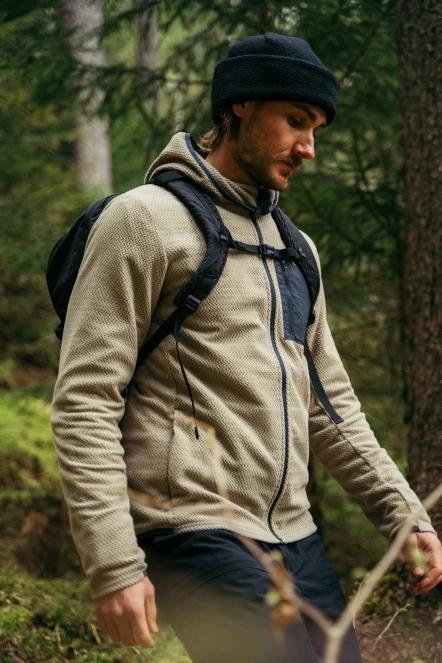 Fundango Nagano Full Zip Hoodie for men in sand 10