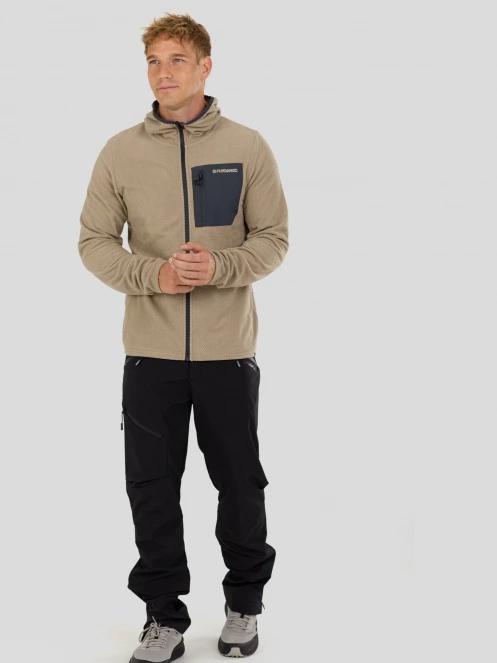 Fundango Nagano Full Zip Hoodie for men in sand 4