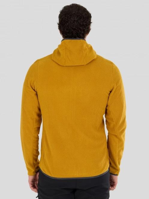Fundango Nagano Full Zip Hoodie for men in yellow 3