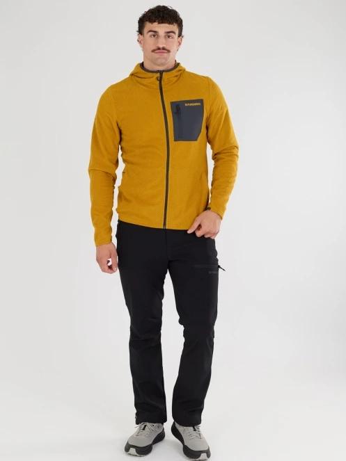 Fundango Nagano Full Zip Hoodie for men in yellow 4