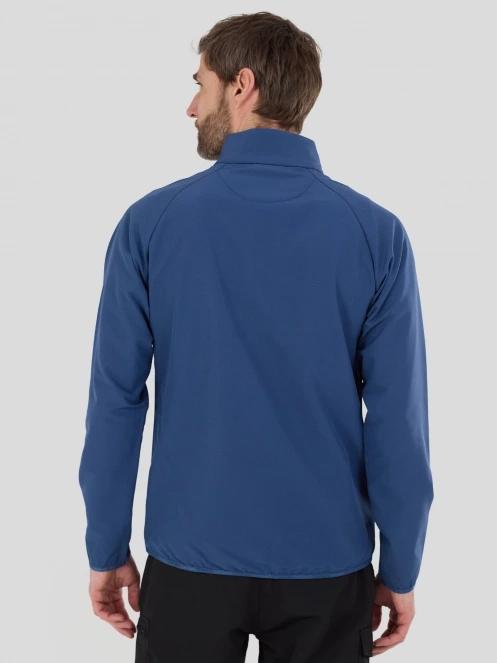 Fundango Ocean Hybrid Fleece for men in dark blue 3