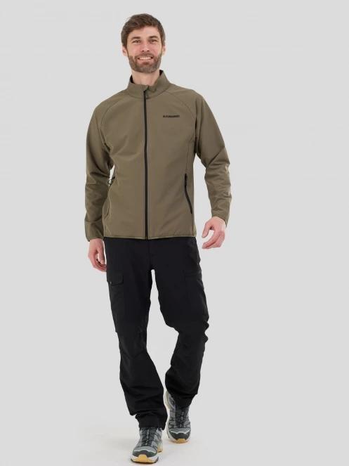 Fundango Ocean Hybrid Fleece for men in green 4