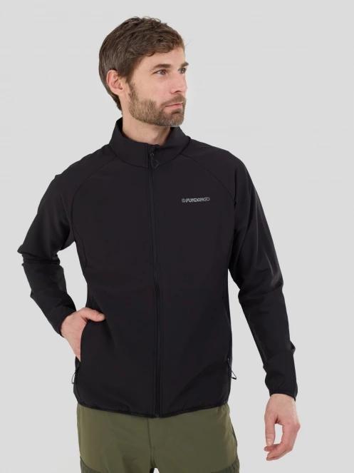 Fundango Ocean Hybrid Fleece for men in black 2