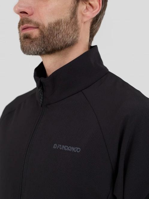 Fundango Ocean Hybrid Fleece for men in black 7