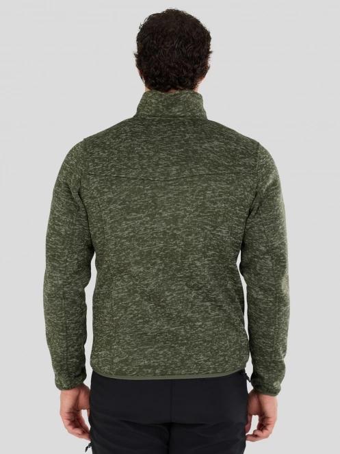 Fundango Cruz Knit Fleece Jacket for men in oliv 3