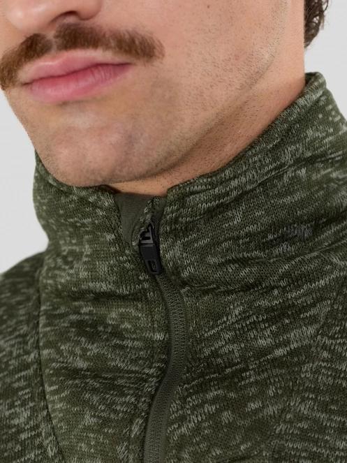 Fundango Cruz Knit Fleece Jacket for men in oliv 8