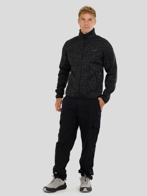 Fundango Cruz Knit Fleece Jacket for men in grey 4