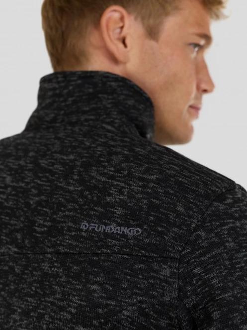 Fundango Cruz Knit Fleece Jacket for men in grey 6