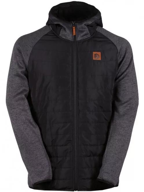 OBSIDIAN Hybrid Jacket men fleece sweater black