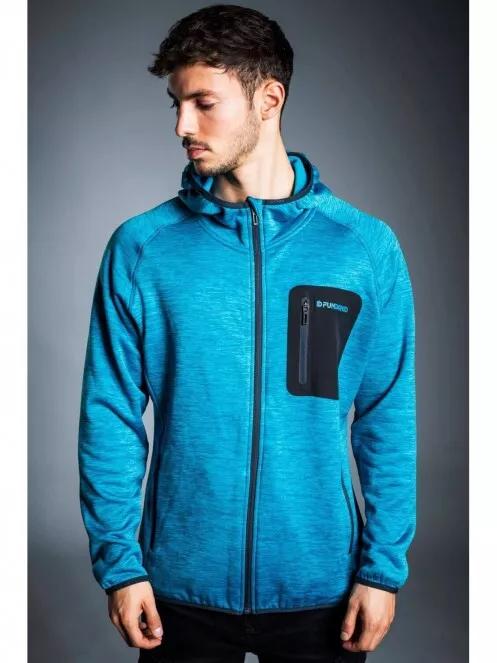 Fundango HERMON Hooded Fleece for men in blue 2