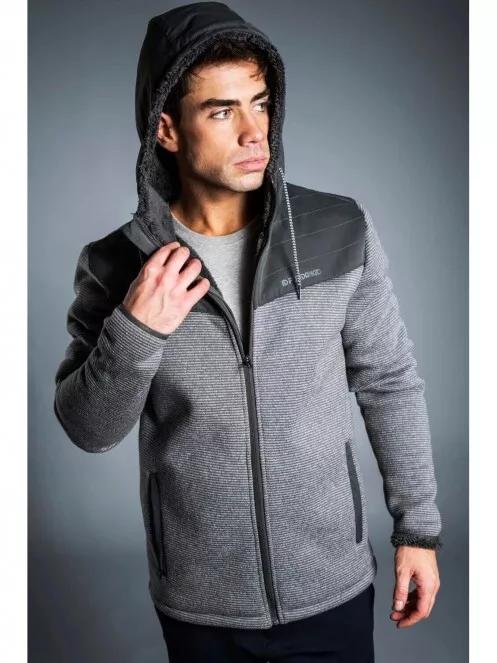 Fundango ASHFORD Insulated Fleece Jacket for men in grey 3