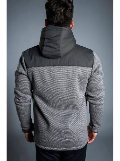 Fundango ASHFORD Insulated Fleece Jacket for men in grey 4