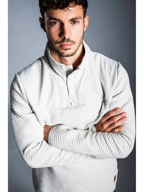 Fundango VERTIGO Pullover for men in grey 4