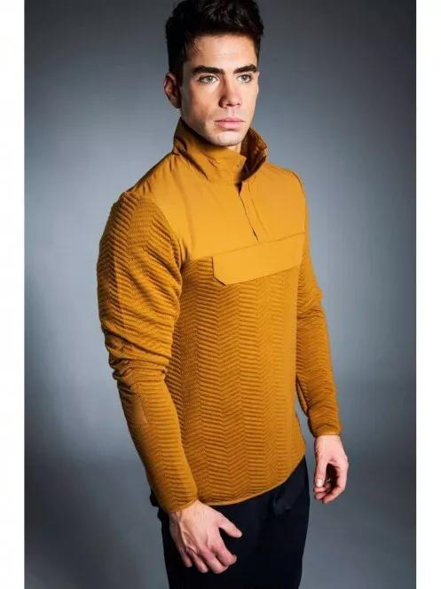 Fundango VERTIGO Pullover for men in brown 2