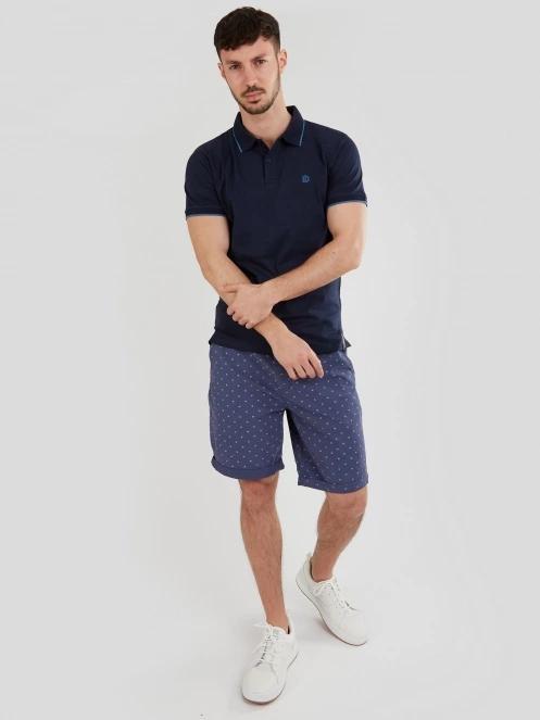 Fundango Incognito Mono Poloshirt for men in dark blue 4