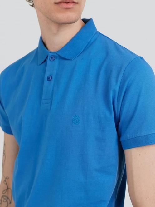 Fundango Incognito Mono Poloshirt for men in light blue 5