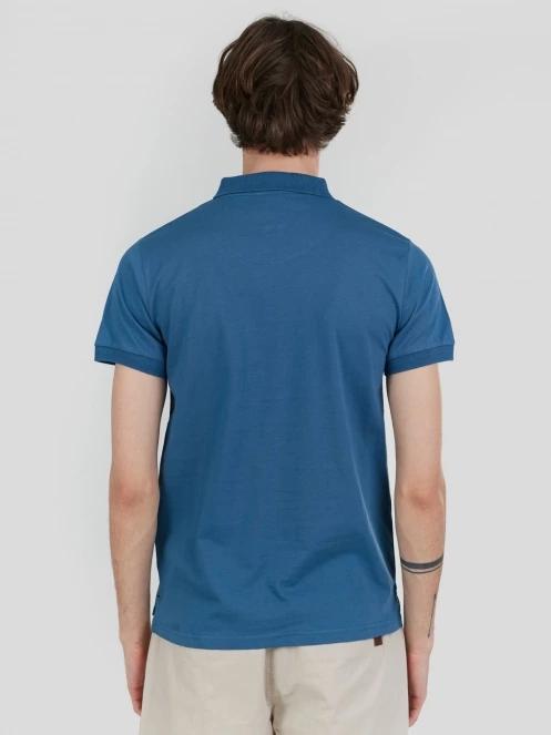 Fundango Incognito Mono Poloshirt for men in blue 3