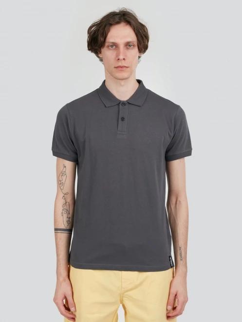 Fundango Incognito Mono Poloshirt for men in grey 2