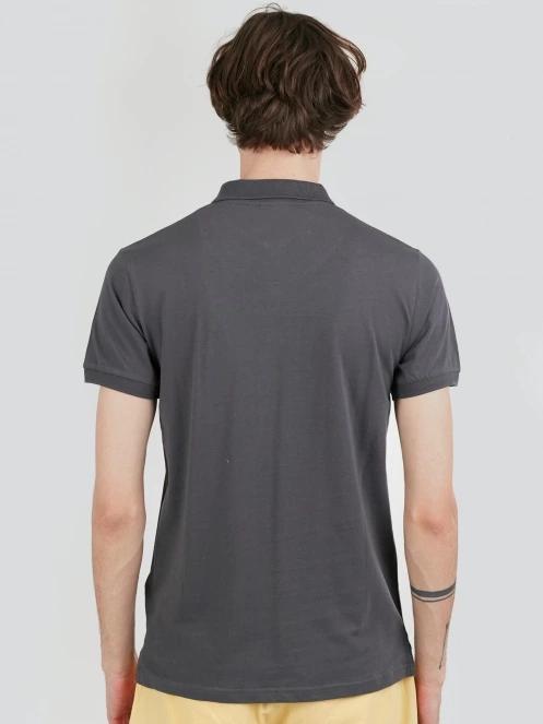 Fundango Incognito Mono Poloshirt for men in grey 3