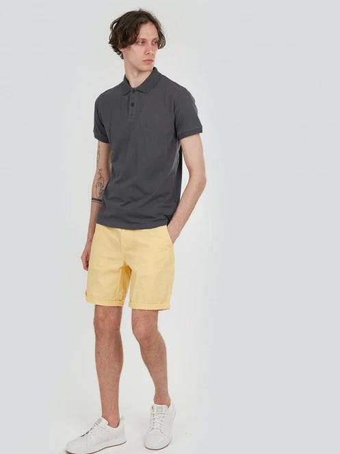 Fundango Incognito Mono Poloshirt for men in grey 4